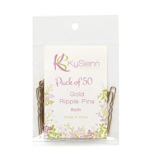 KySienn Gold 6cm Ripple Pins