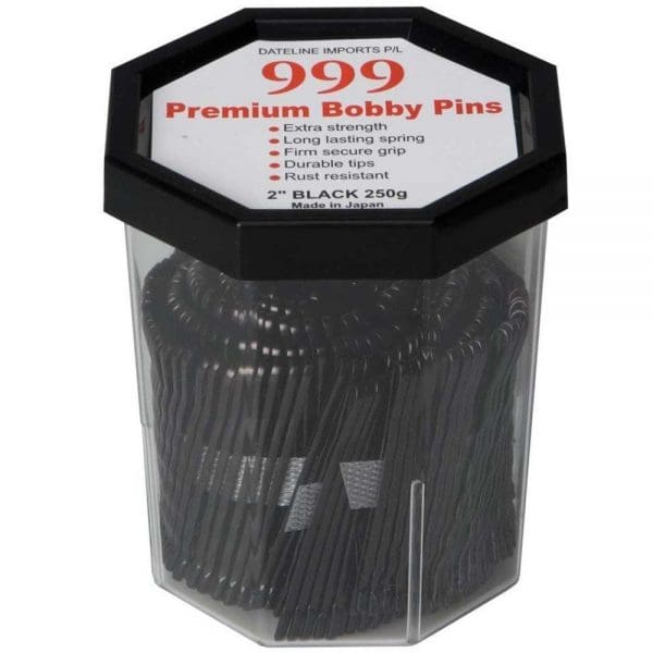 999 Premium Bobby Pins 2" Black 250g
