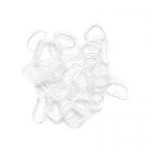 KySienn Poly Bands 200 Pack Clear