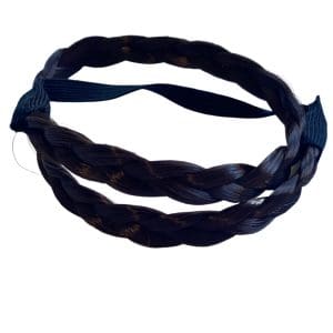 KySienn Braided Headband Dark Brown